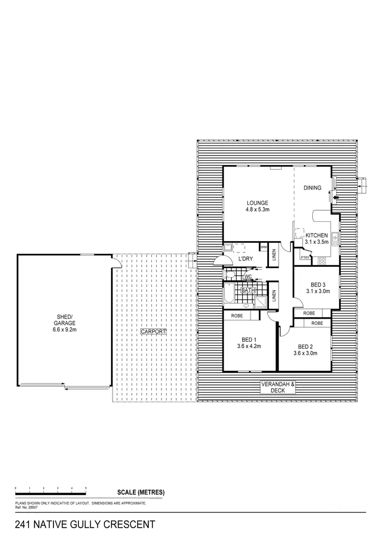 Floorplan of Homely house listing, 241 Native Gully Crescent, Eppalock VIC 3551