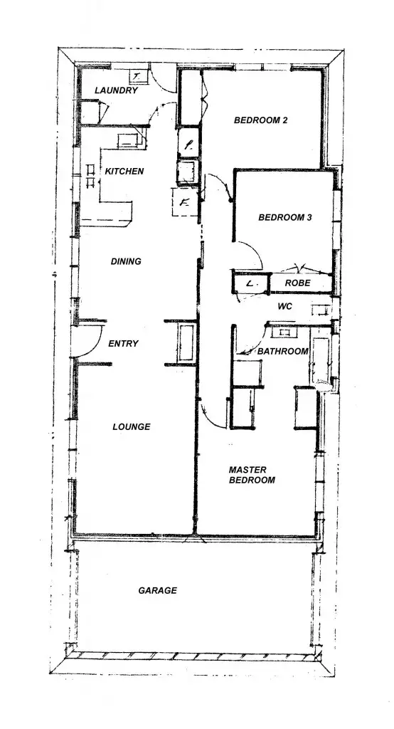Floorplan of Homely house listing, 1 Emery Court, Altona VIC 3018