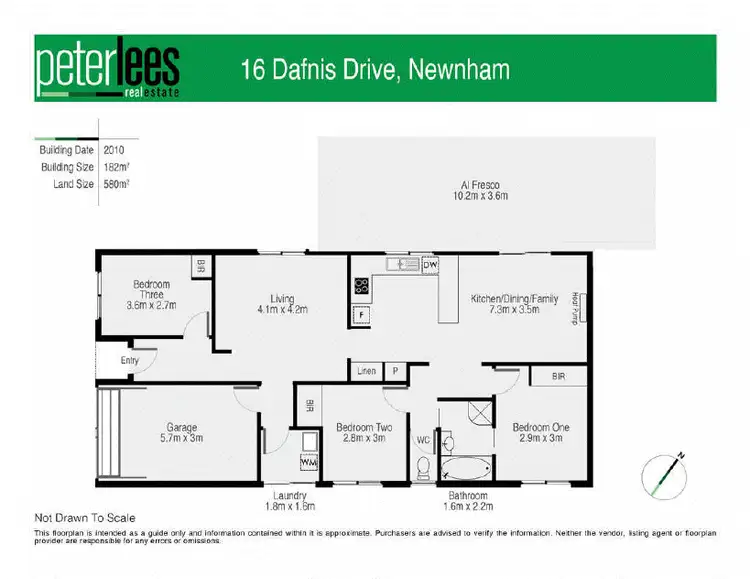 Floorplan of Homely house listing, 16 Dafnis Drive, Newnham TAS 7248