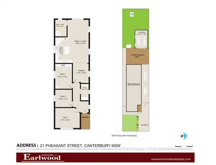 Floorplan of Homely house listing, 21 Pheasant Street, Canterbury NSW 2193