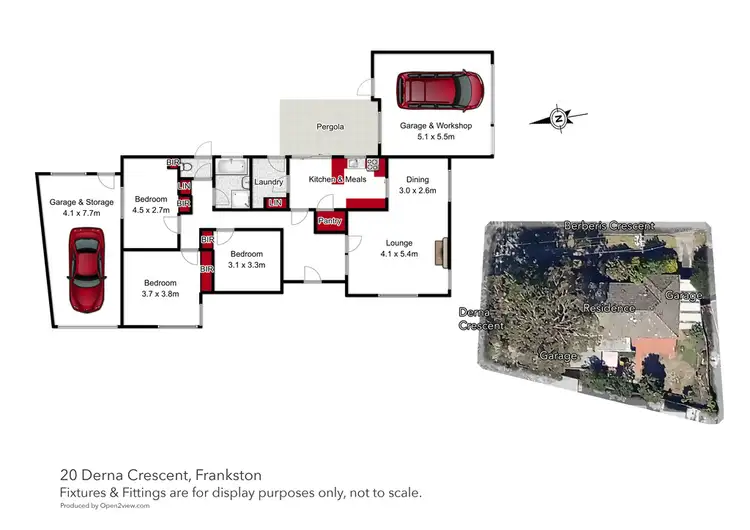 Floorplan of Homely house listing, 20 Derna Crescent, Frankston VIC 3199