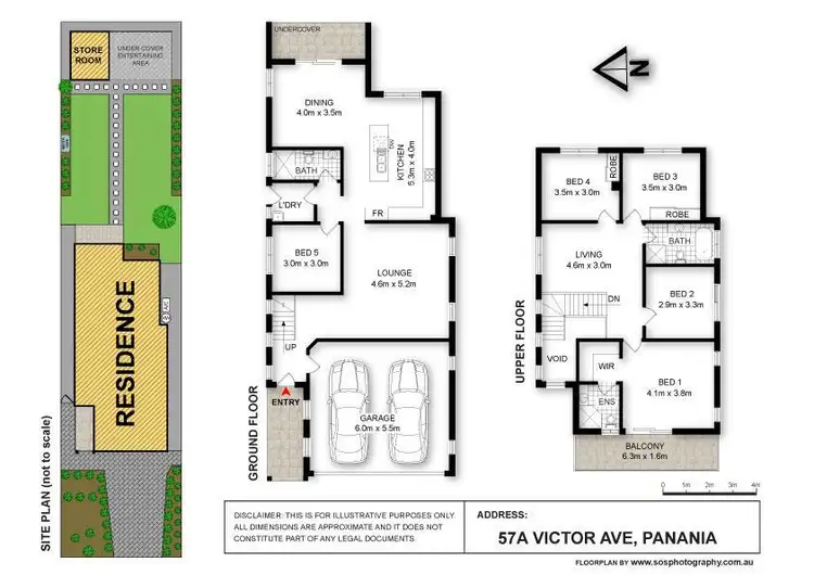 Floorplan of Homely house listing, 57a Victor Avenue, Picnic Point NSW 2213