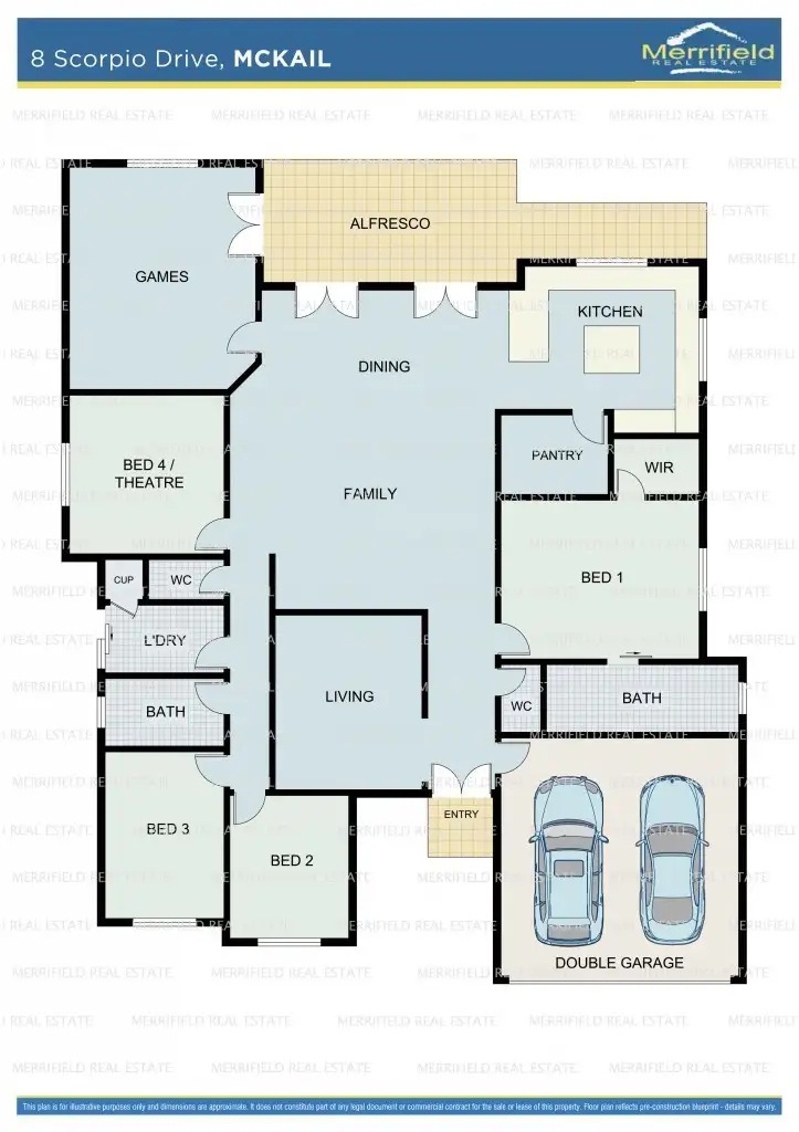 Floorplan of Homely house listing, 8 Scorpio Drive, Mckail WA 6330