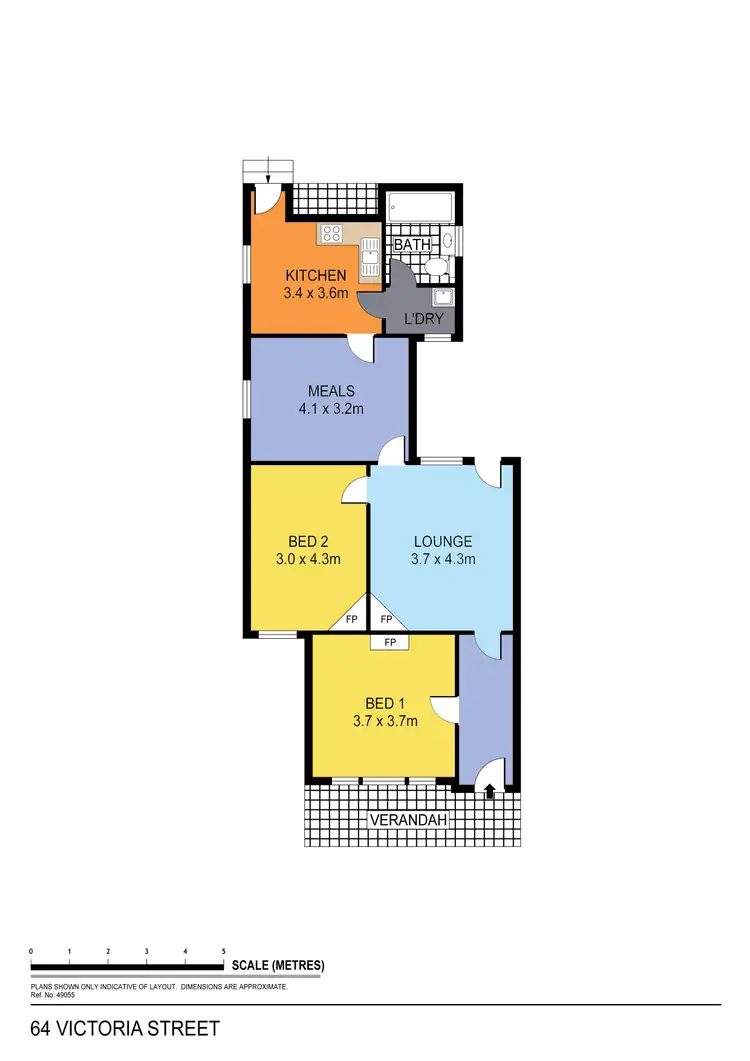 Floorplan of Homely house listing, 64 Victoria Street, Eaglehawk VIC 3556