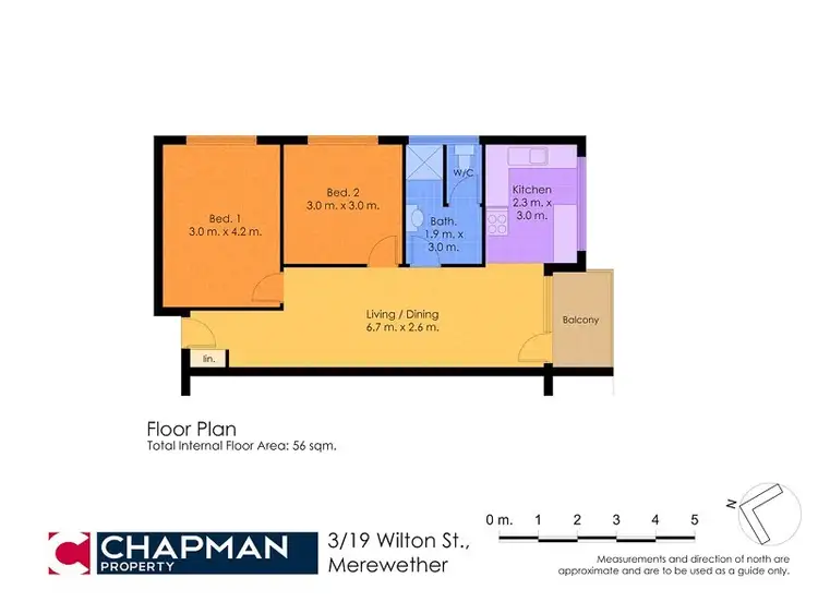 Floorplan of Homely apartment listing, 3/19 Wilton Street, Merewether NSW 2291