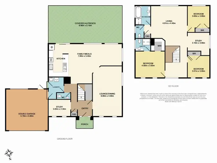Floorplan of Homely house listing, 33 Telford Drive, Berwick VIC 3806
