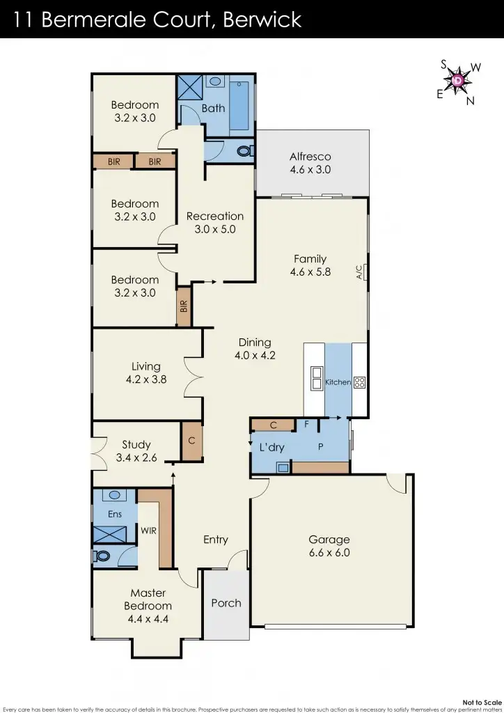 Floorplan of Homely house listing, 11 Bermerale Court, Berwick VIC 3806