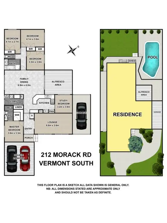 Floorplan of Homely house listing, 212 Morack Road, Vermont South VIC 3133