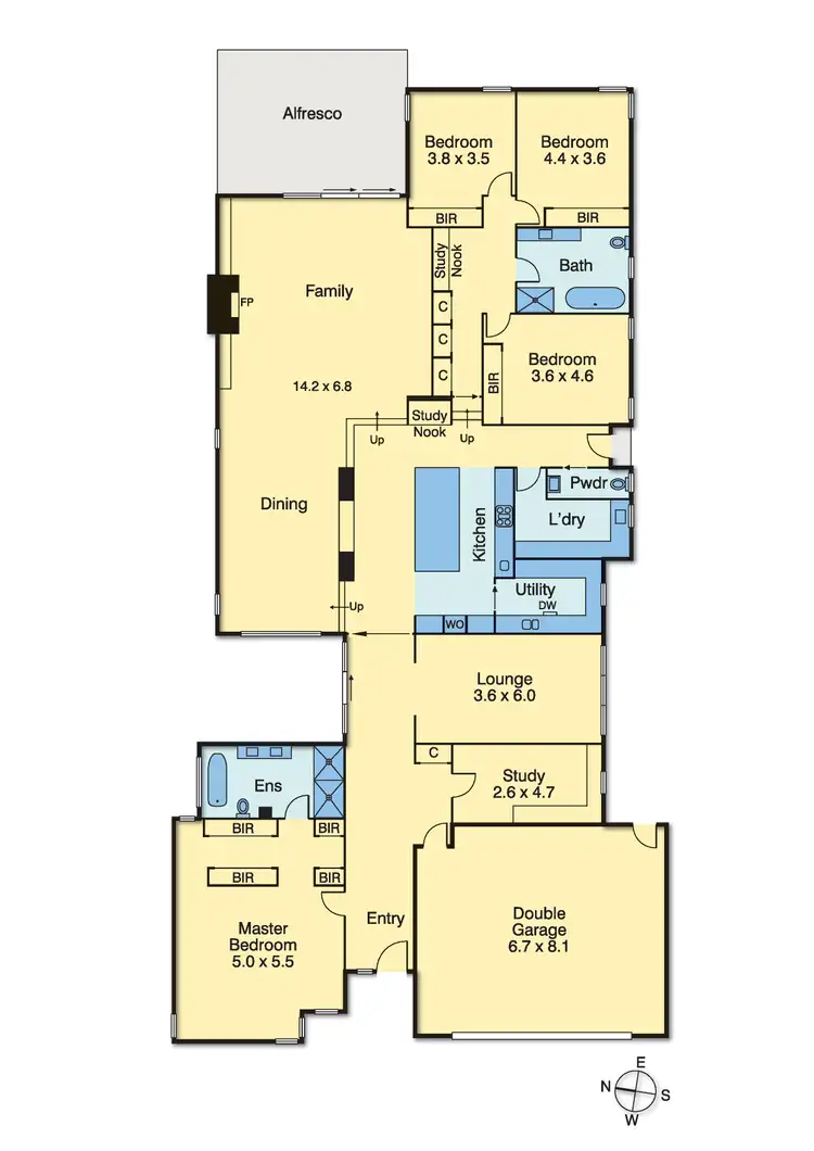 Floorplan of Homely house listing, 35 Roborough Avenue, Mount Eliza VIC 3930