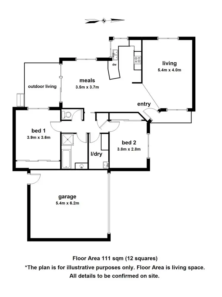Floorplan of Homely townhouse listing, 4/30 Albert Road, Lilydale VIC 3140