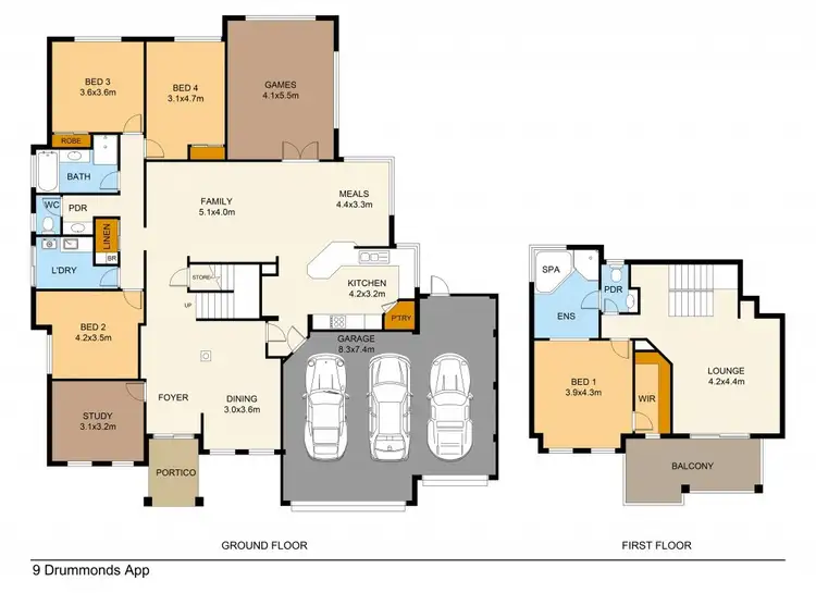Floorplan of Homely house listing, 9 Drummonds Approach, Secret Harbour WA 6173