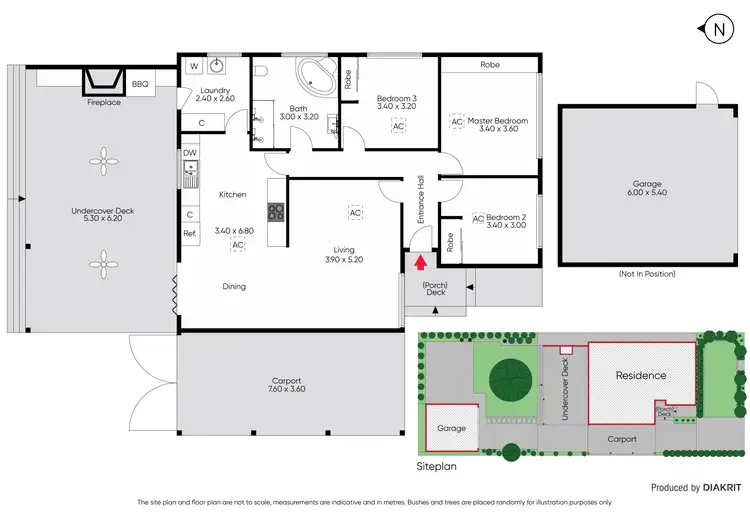 Floorplan of Homely house listing, 17 Northcote Street, Seaford VIC 3198