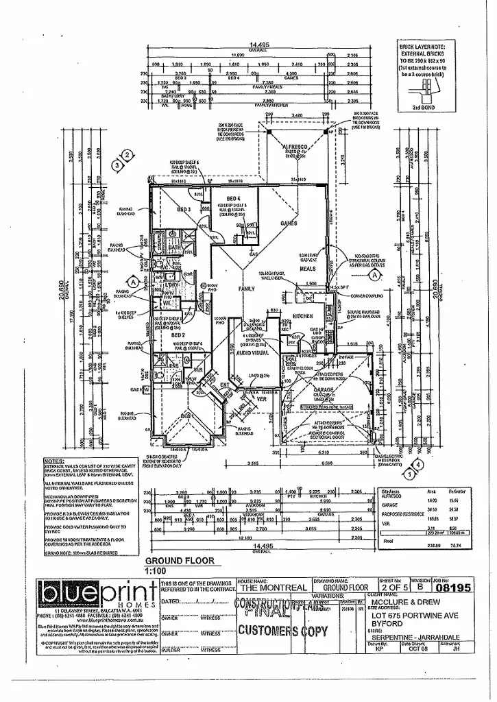 Floorplan of Homely house listing, 64 Portwine Avenue, Byford WA 6122