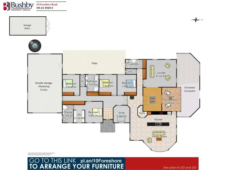 Floorplan of Homely house listing, 10 Foreshore Road, Swan Point TAS 7275
