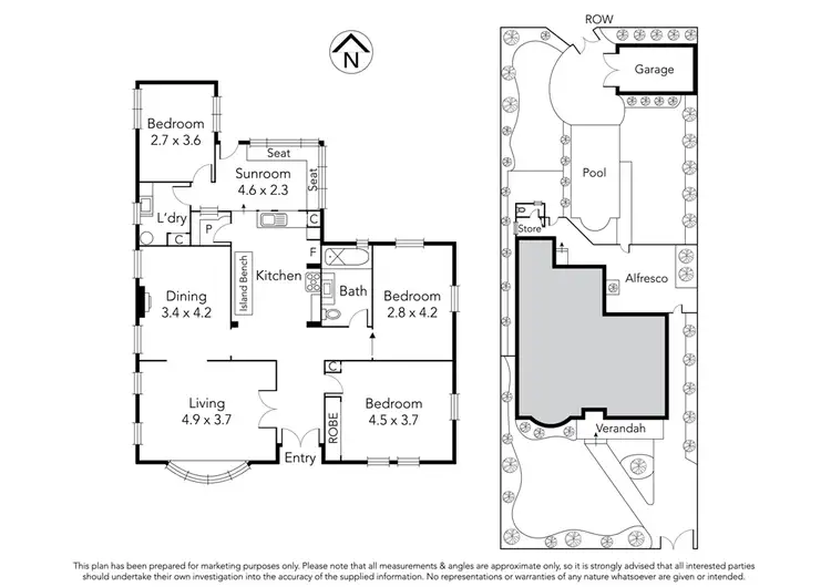 Floorplan of Homely house listing, 184 Wood Street, Preston VIC 3072