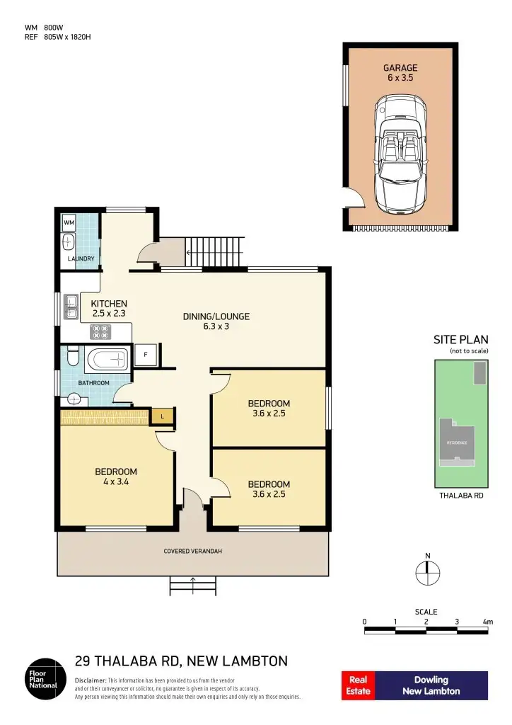 Floorplan of Homely house listing, 29 Thalaba Road, New Lambton NSW 2305