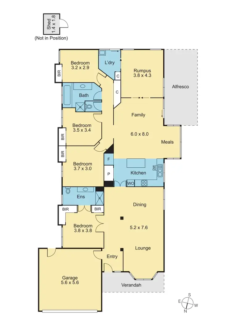 Floorplan of Homely house listing, 4 Knightsbridge Avenue, Nunawading VIC 3131
