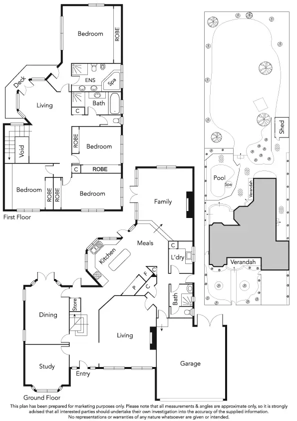 Floorplan of Homely house listing, 13 Codrington Street, Sandringham VIC 3191