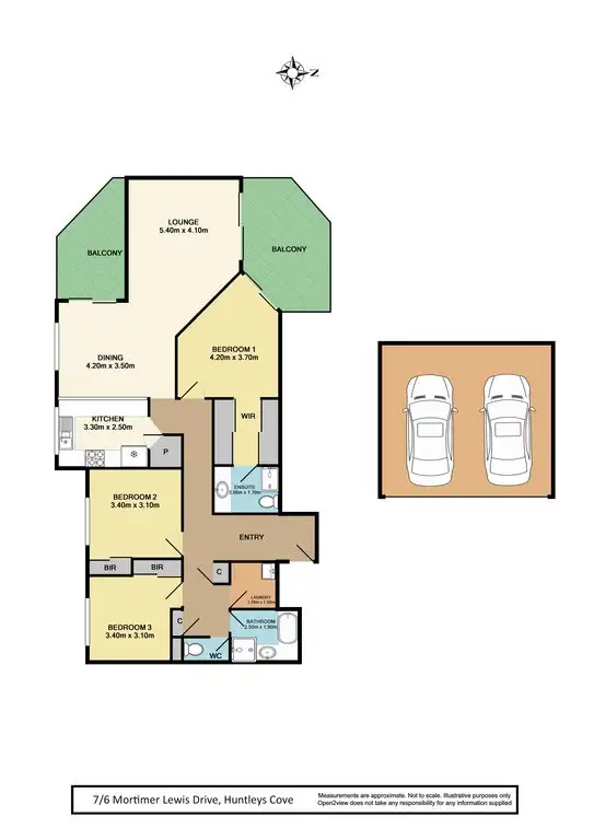 Floorplan of Homely apartment listing, 7/6 Mortimer Lewis Drive, Huntleys Cove NSW 2111