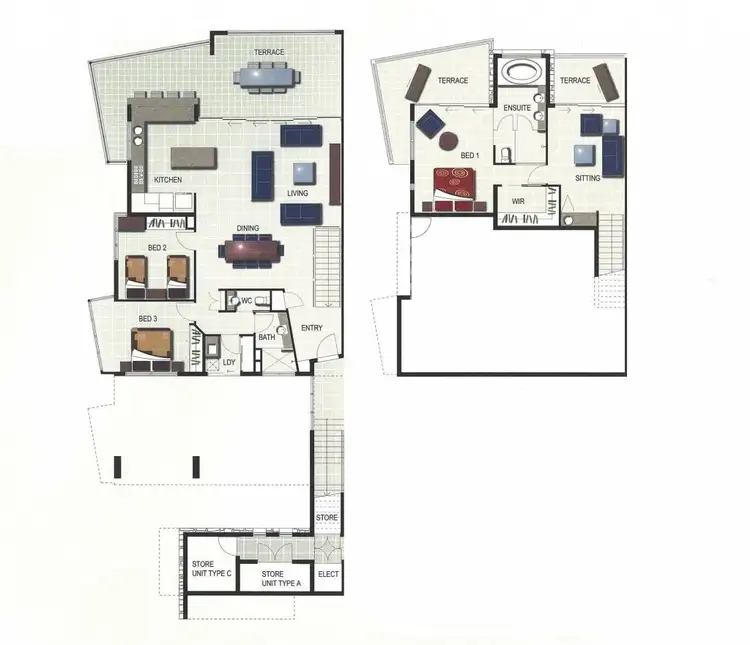 Floorplan of Homely apartment listing, 18 THE EDGE ON HAMILTON, Hamilton Island QLD 4803