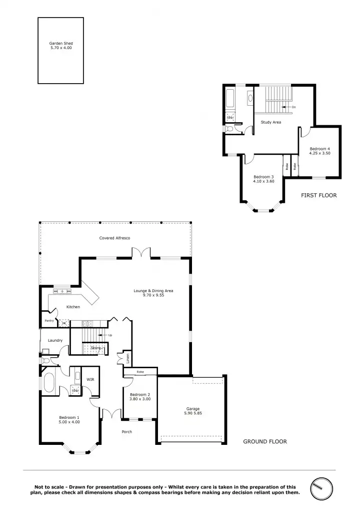 Floorplan of Homely house listing, 56 Valentine Avenue, Dianella WA 6059
