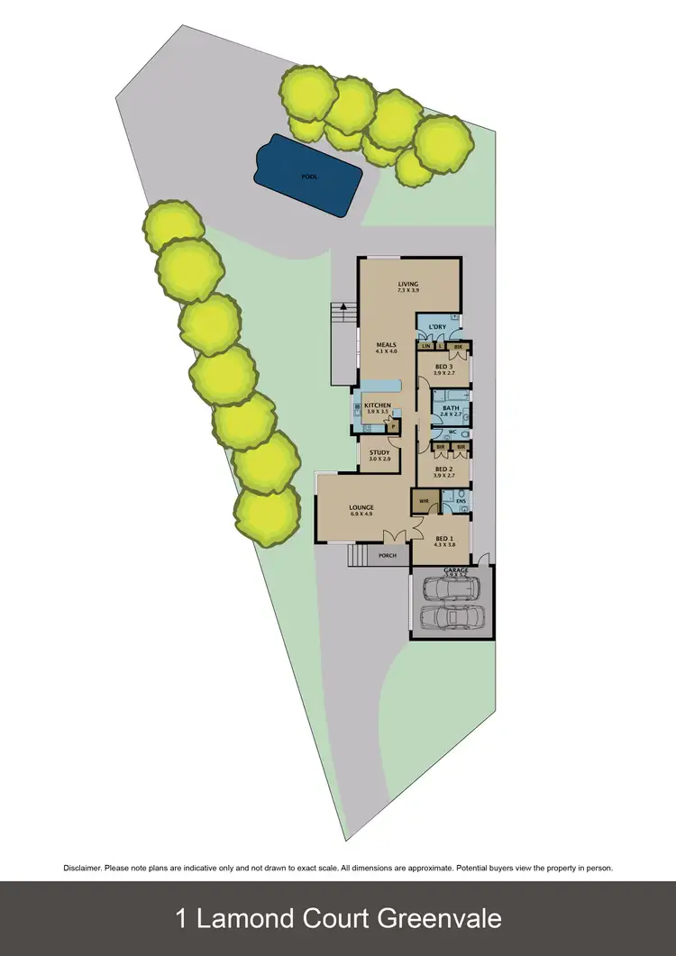 Floorplan of Homely house listing, 1 Lamond Court, Greenvale VIC 3059