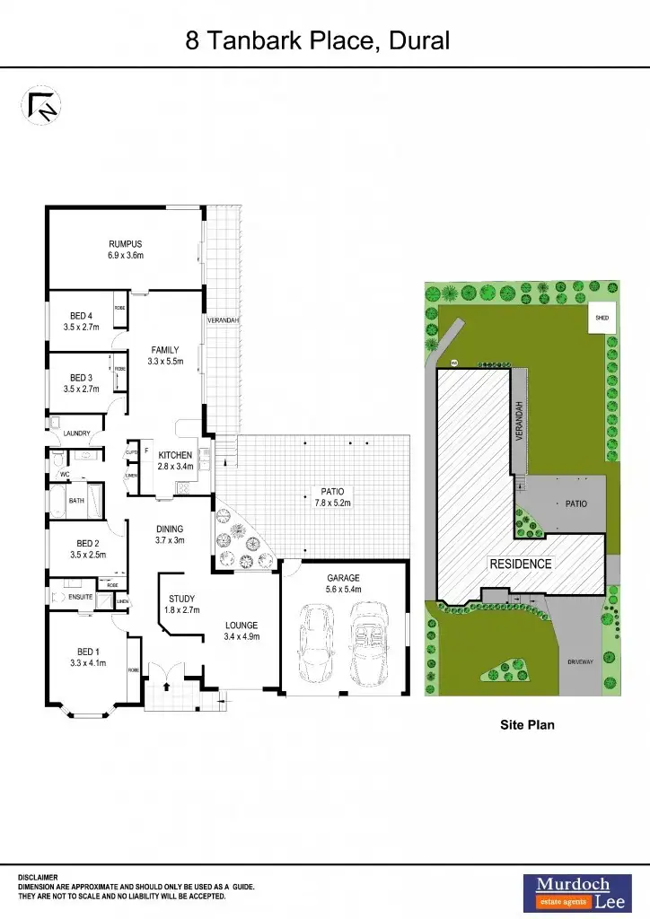 Floorplan of Homely house listing, 8 Tanbark Place, Dural NSW 2158