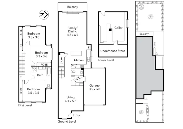 Floorplan of Homely house listing, 1A Hodson Street, Preston VIC 3072