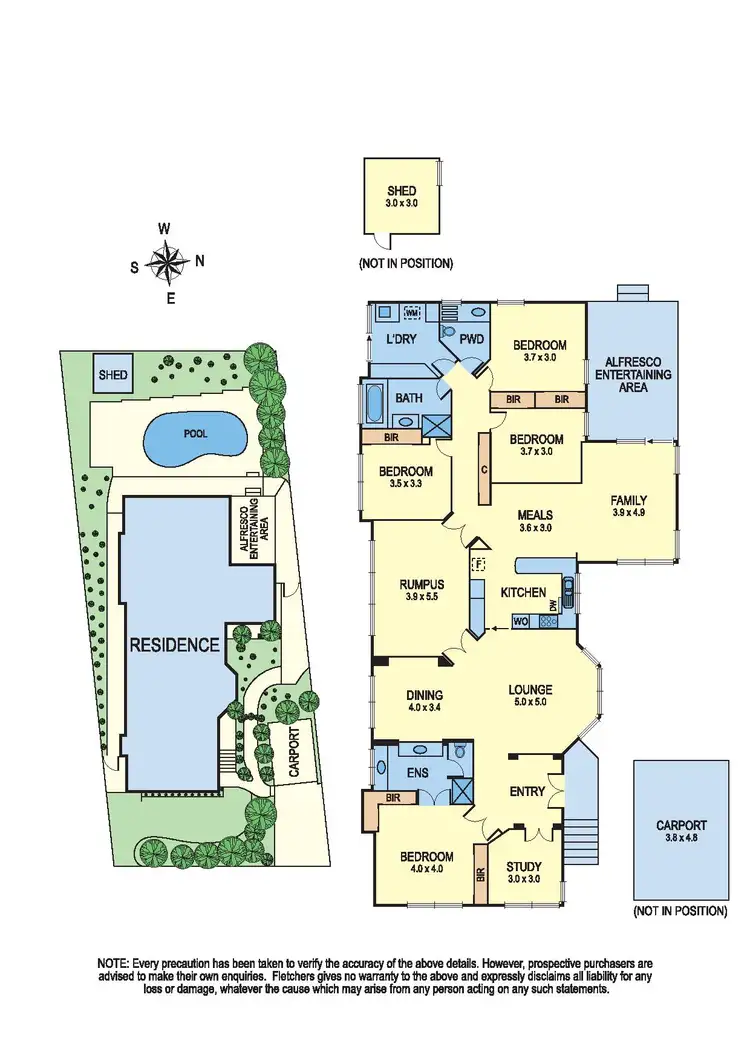 Floorplan of Homely house listing, 14 Jessamber Crt, Diamond Creek VIC 3089