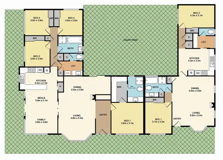 Floorplan of Homely house listing, 495 Whittlesea Yea Road, Whittlesea VIC 3757