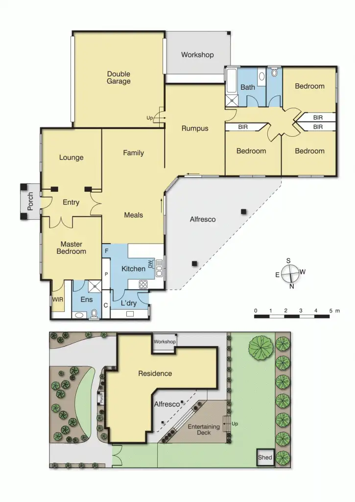 Floorplan of Homely house listing, 47 Rothacker Rise, Doreen VIC 3754