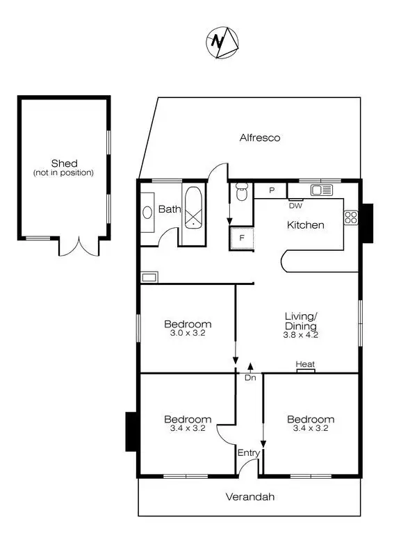 Floorplan of Homely house listing, 22 Otway Street South, Ballarat VIC 3350