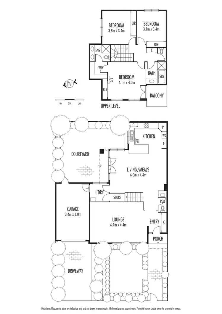 Floorplan of Homely townhouse listing, 222 Kambrook Road, Caulfield South VIC 3162