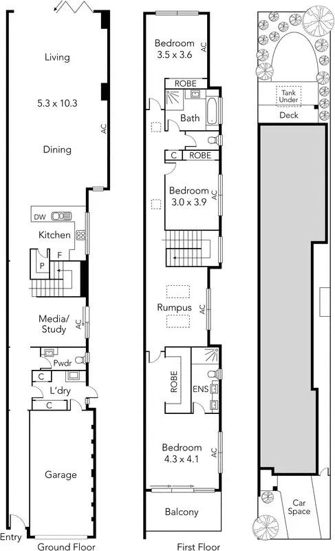 Floorplan of Homely house listing, 9A Harding Avenue, Bonbeach VIC 3196