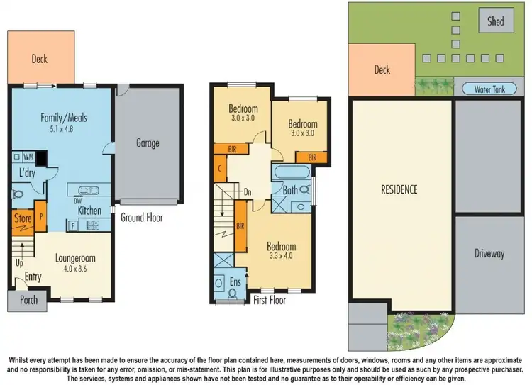 Floorplan of Homely townhouse listing, 6/7 Baileyana Drive, Endeavour Hills VIC 3802