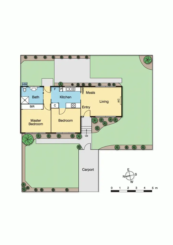 Floorplan of Homely unit listing, 5/1104 Main Road, Eltham VIC 3095