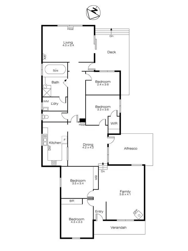 Floorplan of Homely house listing, 24 Glazebrook Street, Ballarat East VIC 3350