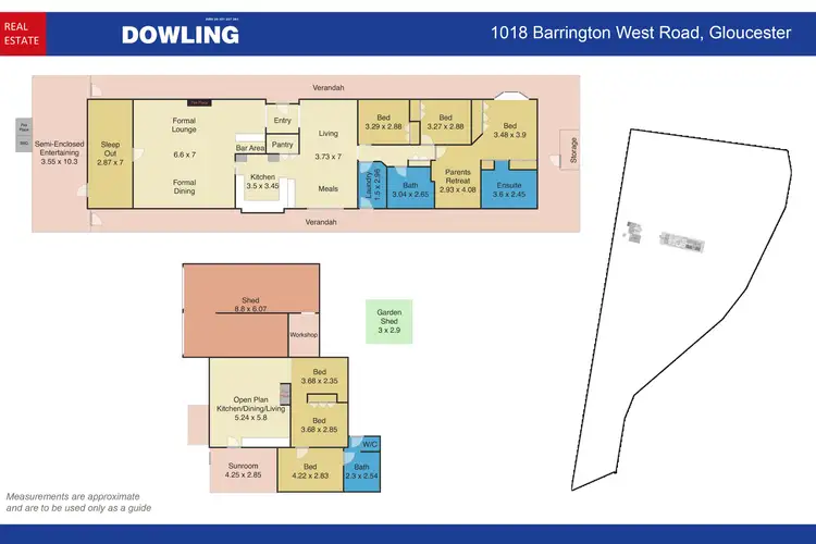 Floorplan of Homely rural property listing, 1018 Barrington West Road, Gloucester NSW 2422