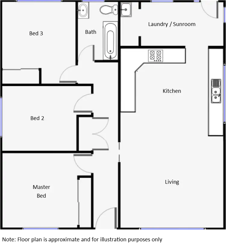 Floorplan of Homely house listing, 18 Tatra Avenue, Mildura VIC 3500