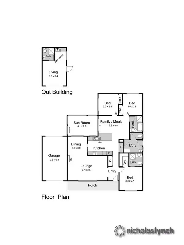 Floorplan of Homely house listing, 4 George Street, Dromana VIC 3936