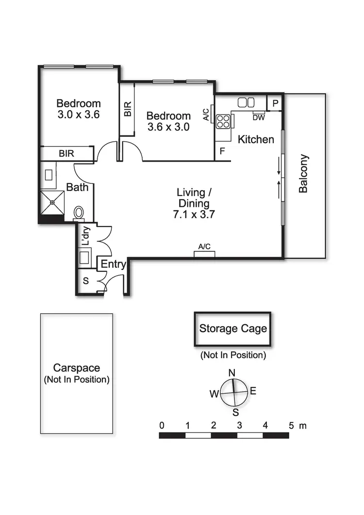 Floorplan of Homely apartment listing, 202/121 Murrumbeena Road, Murrumbeena VIC 3163