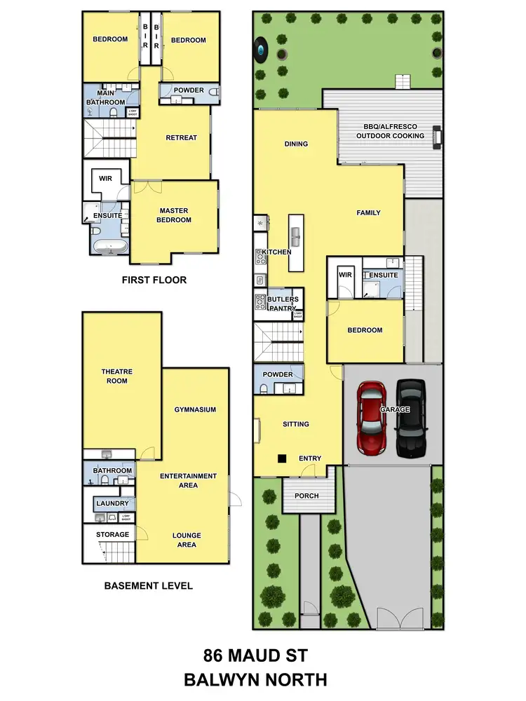 Floorplan of Homely house listing, 86 Maud Street, Balwyn North VIC 3104
