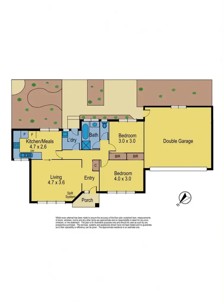Floorplan of Homely unit listing, 2/86 Karingal Drive, Eltham North VIC 3095