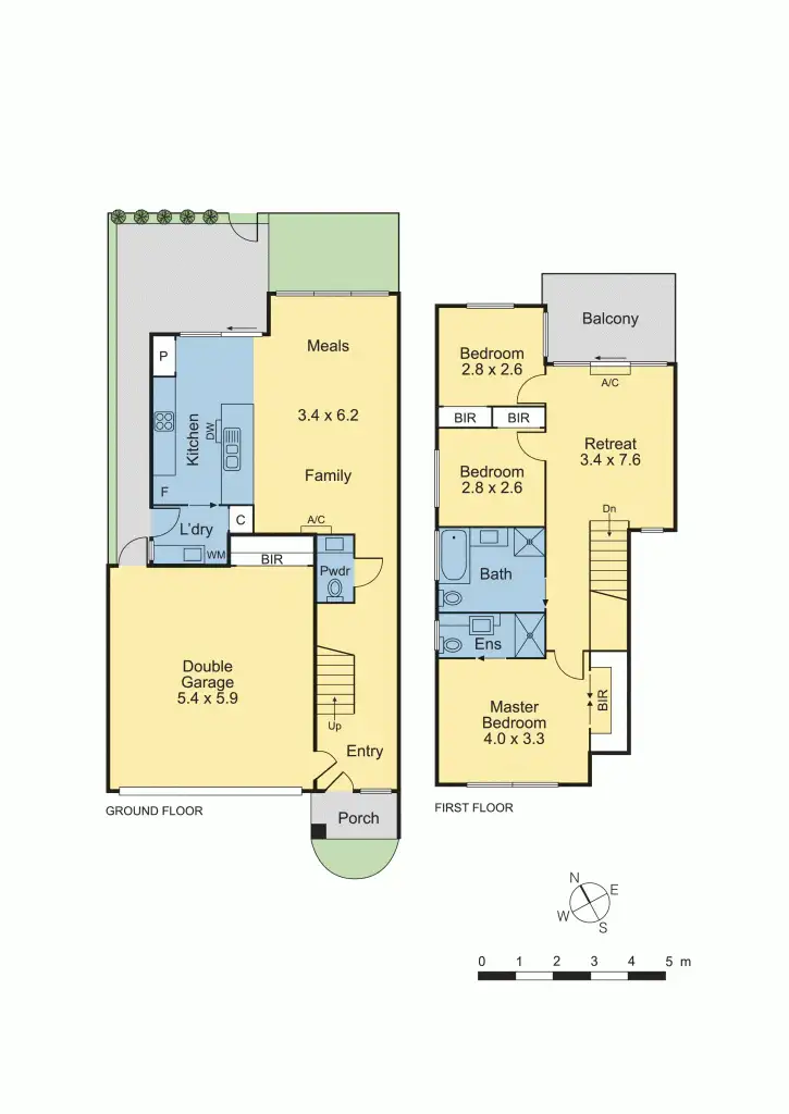 Floorplan of Homely townhouse listing, 5/20 Painted Hills Road, Doreen VIC 3754