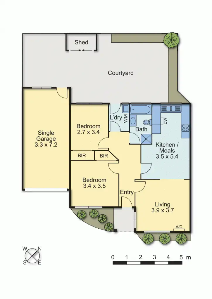 Floorplan of Homely unit listing, 2/29 Royal Avenue, Essendon North VIC 3041