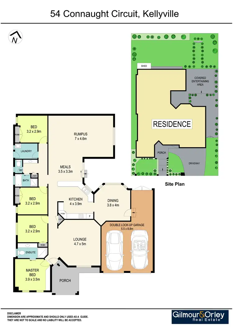 Floorplan of Homely house listing, 54 Connaught Circuit, Kellyville NSW 2155