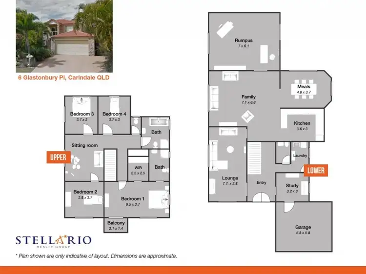 Floorplan of Homely house listing, 6 Glastonbury Place, Carindale QLD 4152