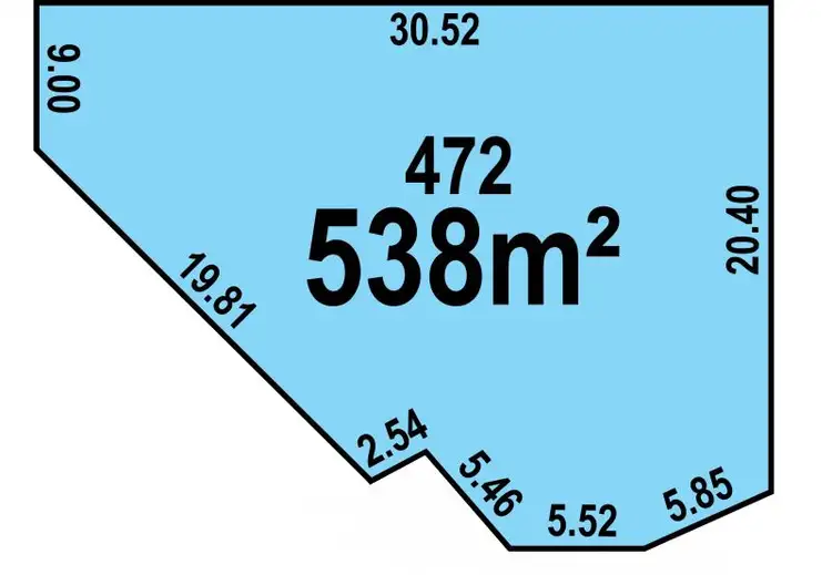 Floorplan of Homely land listing, Lot 472 Mount Torrens Road, Lobethal SA 5241