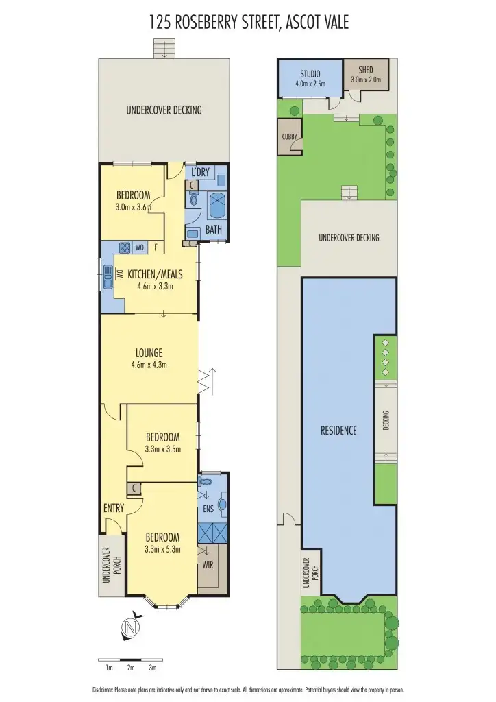Floorplan of Homely house listing, 125 Roseberry Street, Ascot Vale VIC 3032