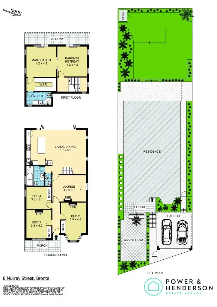 Floorplan of Homely house listing, 6 Murray Street, Bronte NSW 2024